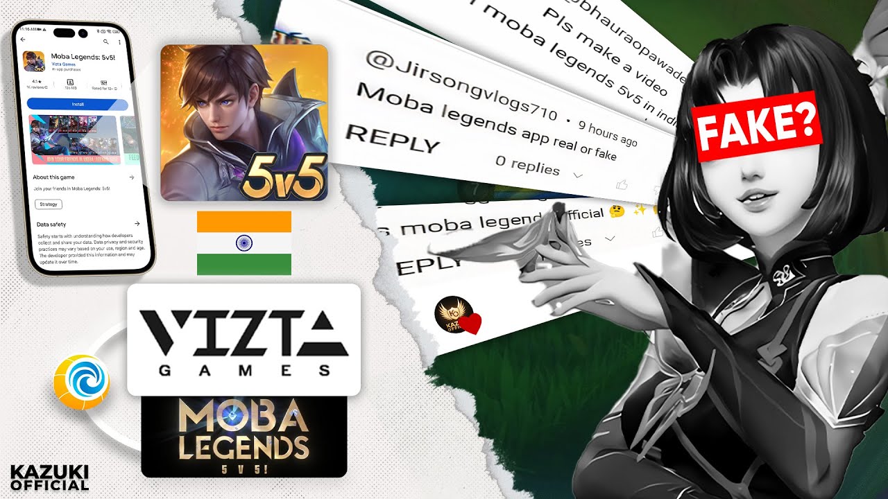 IS MLBB BACK IN INDIA? | MOBA LEGENDS 5v5 | VIZTA GAMES backdrop