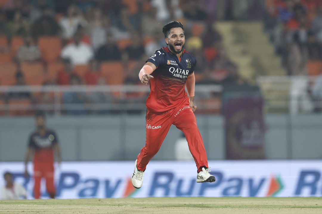 Double Delight! Suyash strikes twice in his first over background