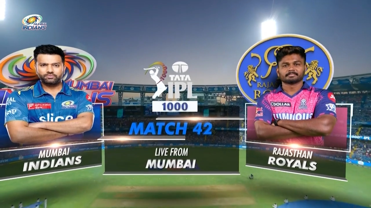 IPL 2023 M42: MI vs RR – Match Highlights background