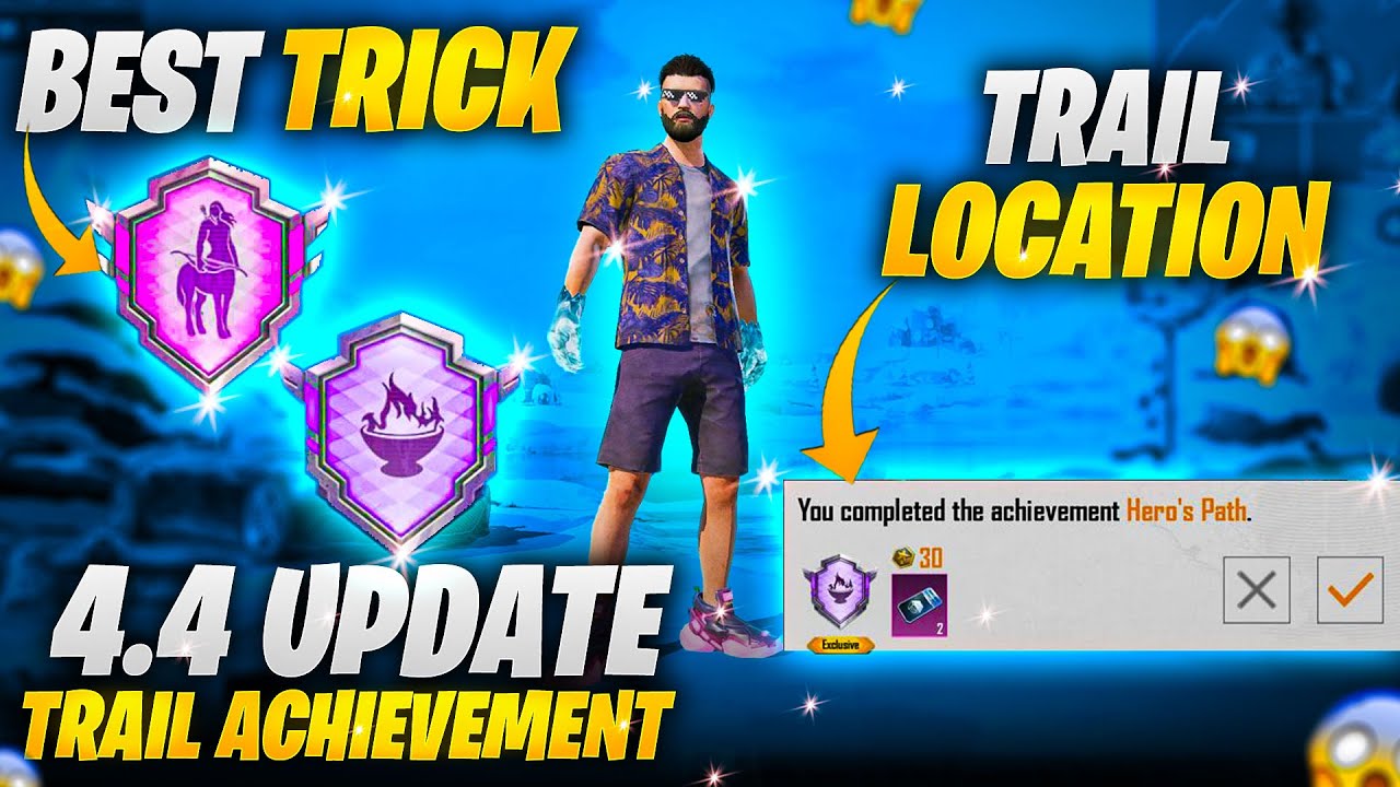 How To Complete New Achievements | Heros Path & Iron Hoof Enlisted | 4.4 Update |PUBGM
