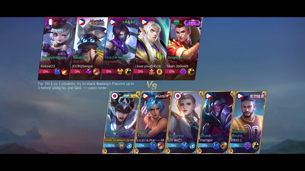 #MobileLegends | Ranked Game (Legend III) as Badang - December 21, 2022