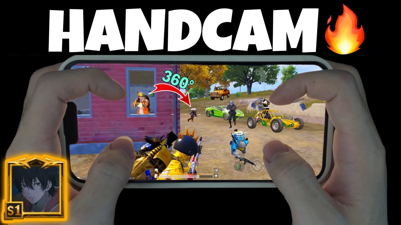 KING of REFLEX🔥iPhone 13 Pro Max 5 Finger Full Handcam PUBG Mobile | Daxua Gameplay background