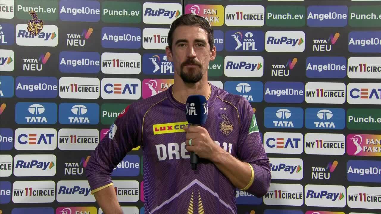M42: KKR vs PBKS – Mitchell Starc Interview