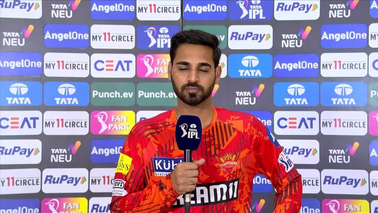 M66: SRH vs GT – Bhuvneshwar Kumar Interview background