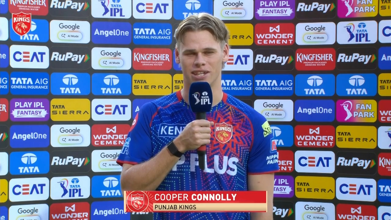IPL 2026 M55: PBKS vs DC - Cooper Connolly Interview