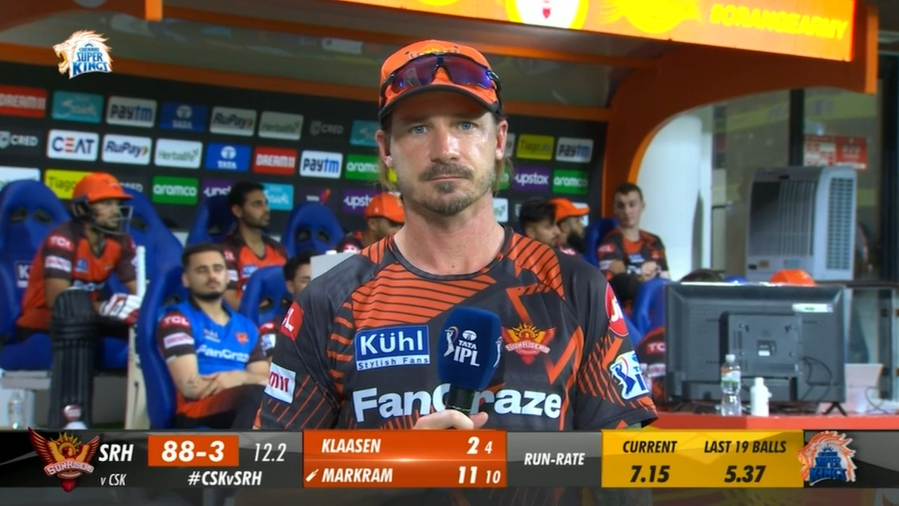 M29: CSK vs SRH – Dale Steyn Interview background