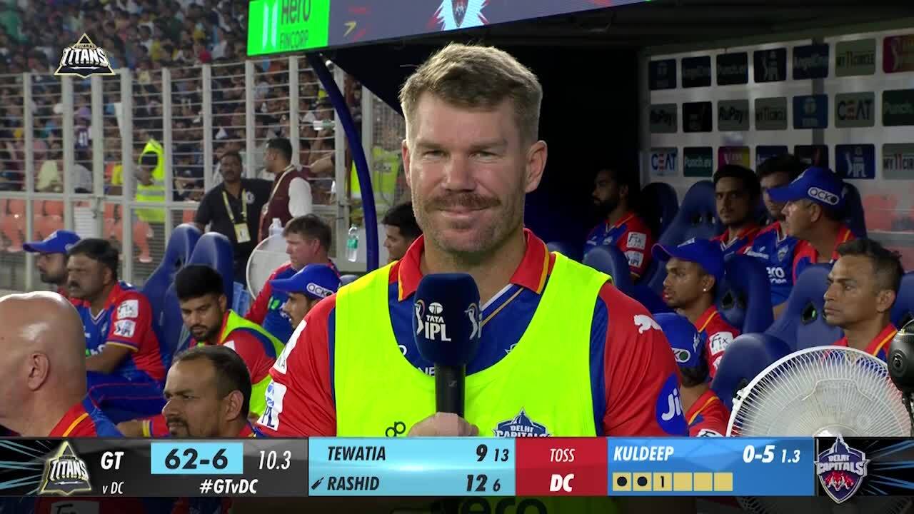 M32: GT vs DC – David Warner Interview
