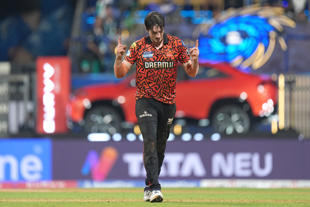 Captain Pat Cummins keeps SRH afloat with 3/26
