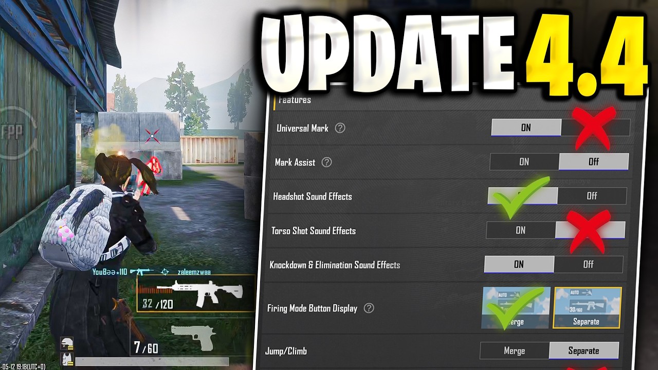 New Update 4.4 Best Settings & Sensitivity to Improve Headshots and Hip-Fire โ
โ | PUBG MOBILE / BGMI
