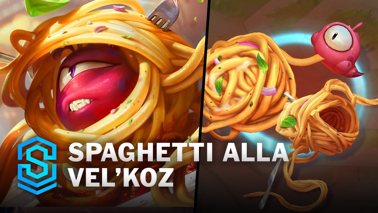 Spaghetti Alla Vel'Koz Skin Spotlight - Pre-Release - PBE Preview - League of Legends