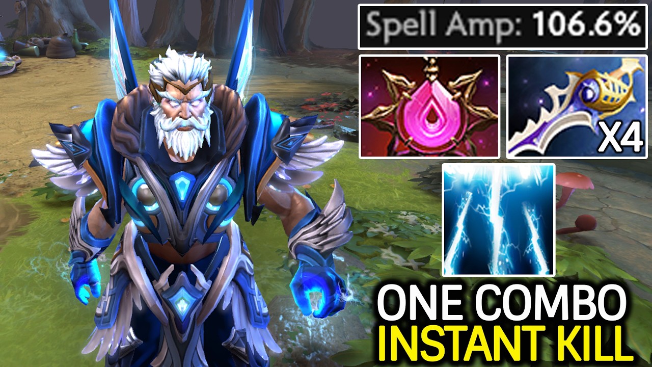 Zeus 4x Divine โ One Combo = INSTANT KILL Dota 2