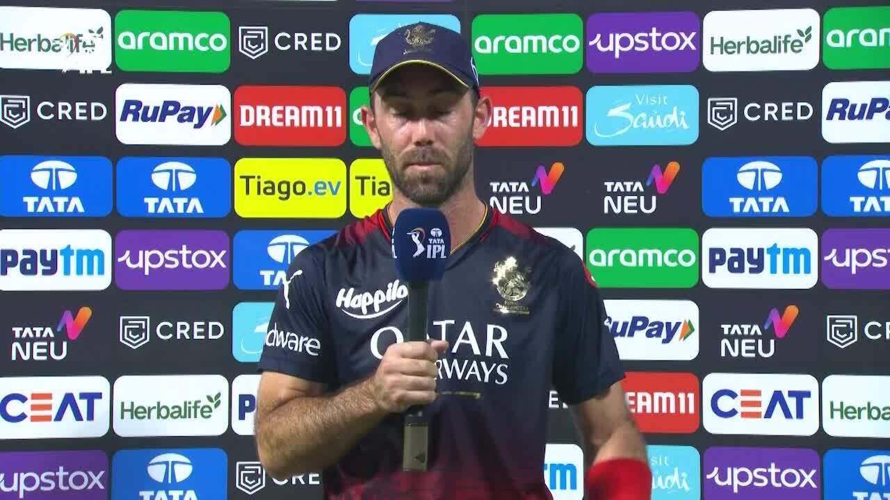 M15: RCB vs LSG – Glenn Maxwell Interview