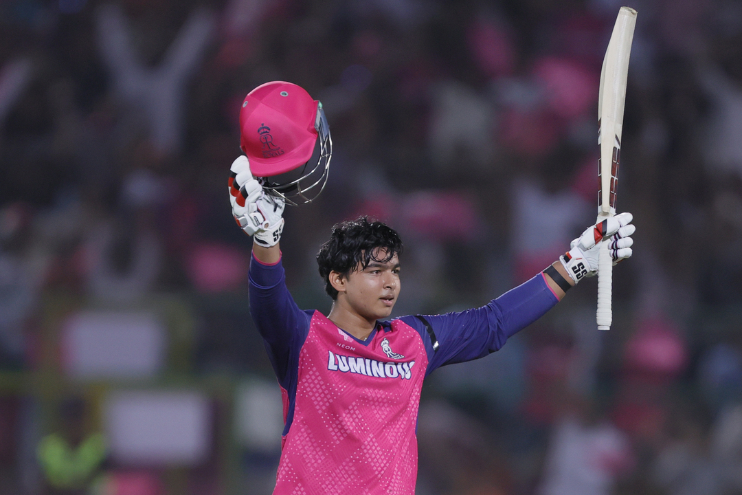Maiden IPL 100 up with a six: Vaibhav Sooryavanshi gets a standing ovation