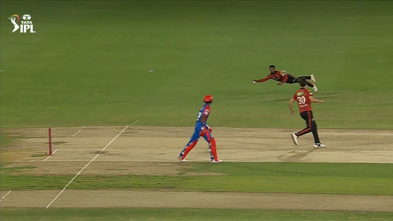 Superman effort! Can't get past Sachin Baby