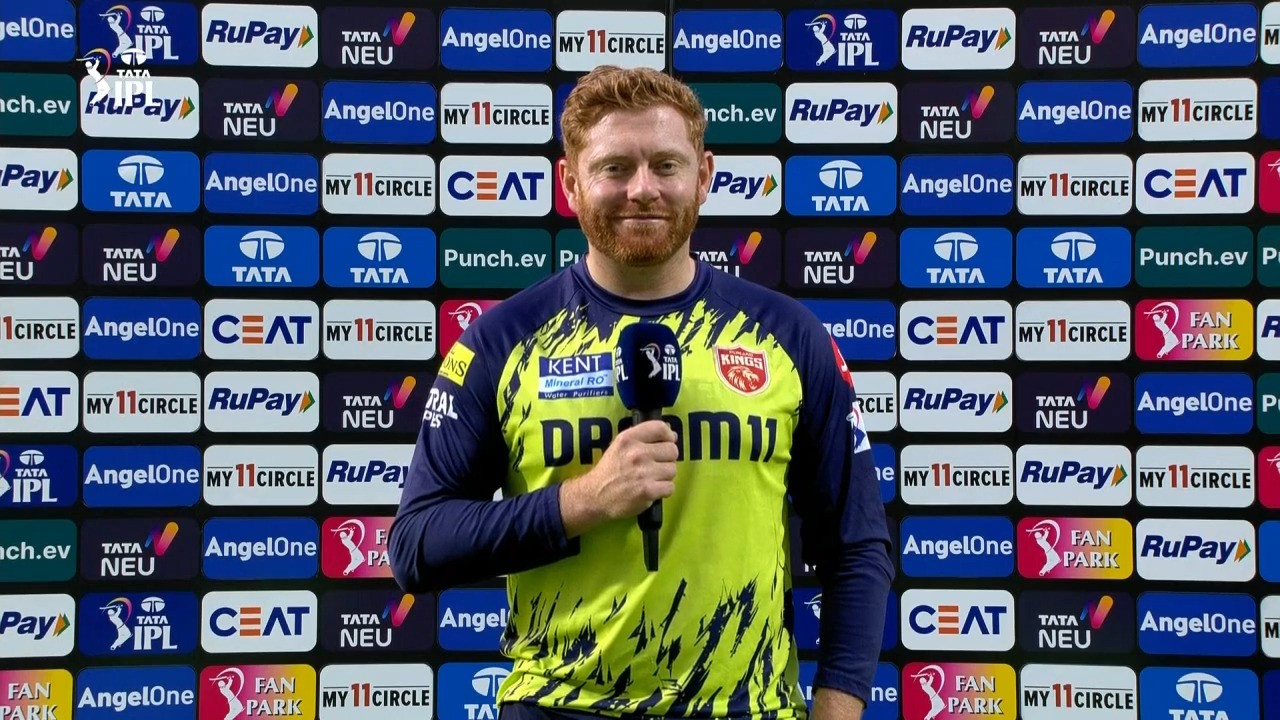 M49: CSK vs PBKS – Jonny Bairstow Interview background