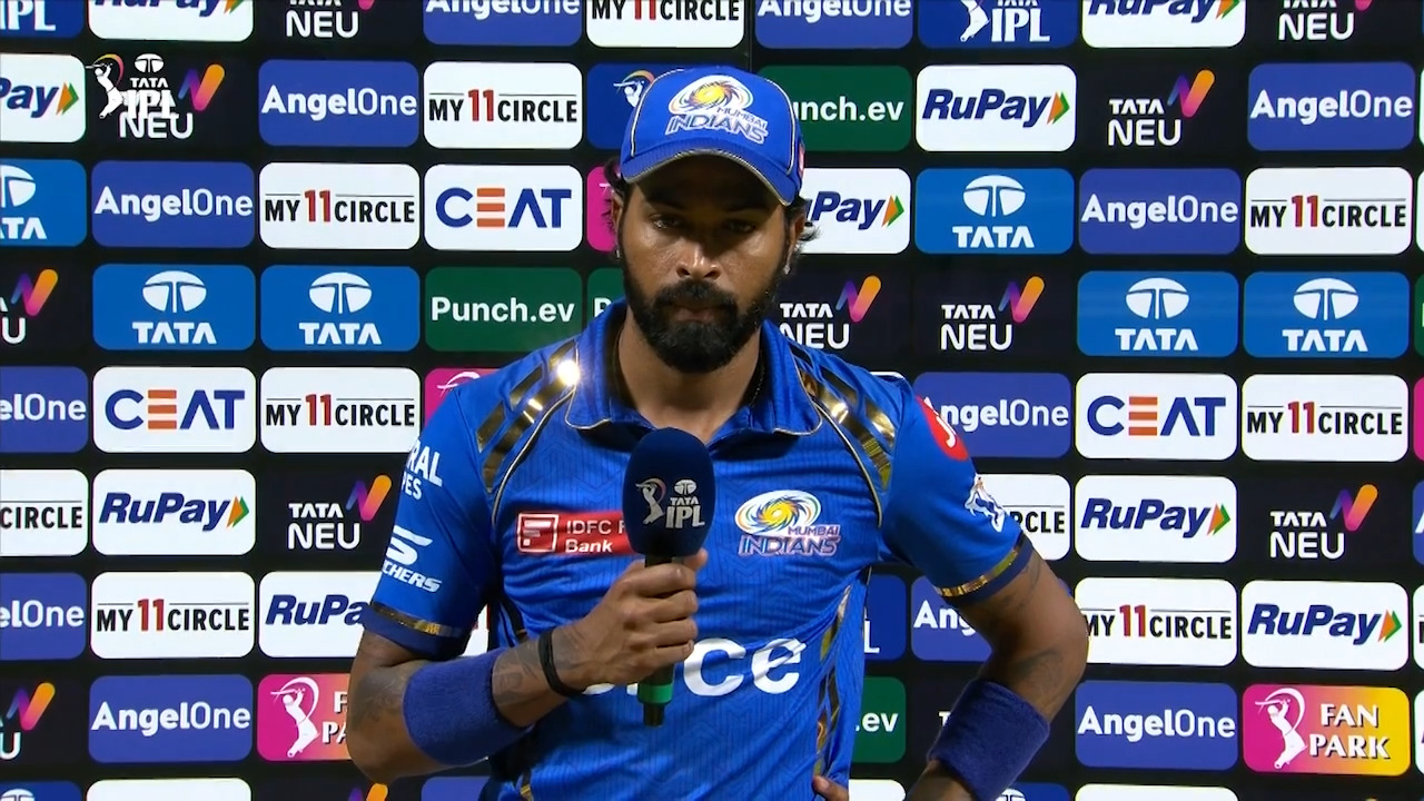 M60: KKR vs MI – Hardik Pandya Interview