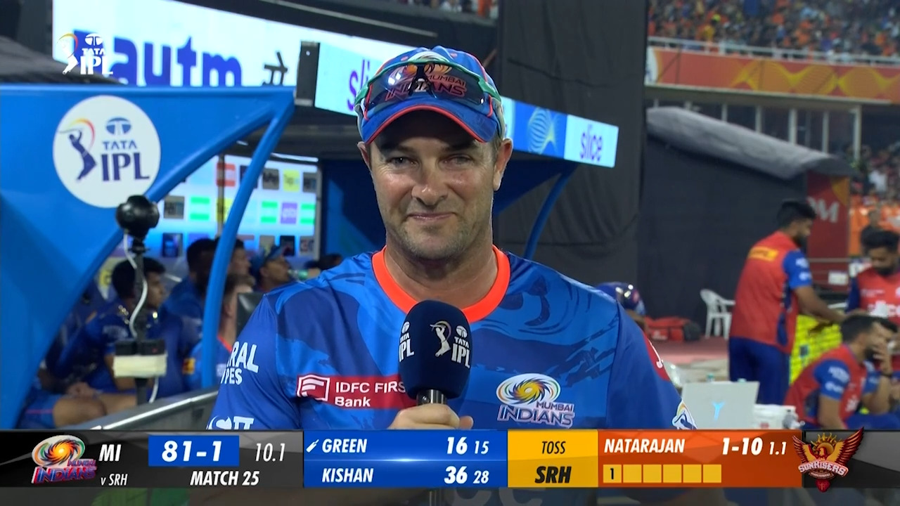 M25: SRH vs MI – Mark Boucher Interview