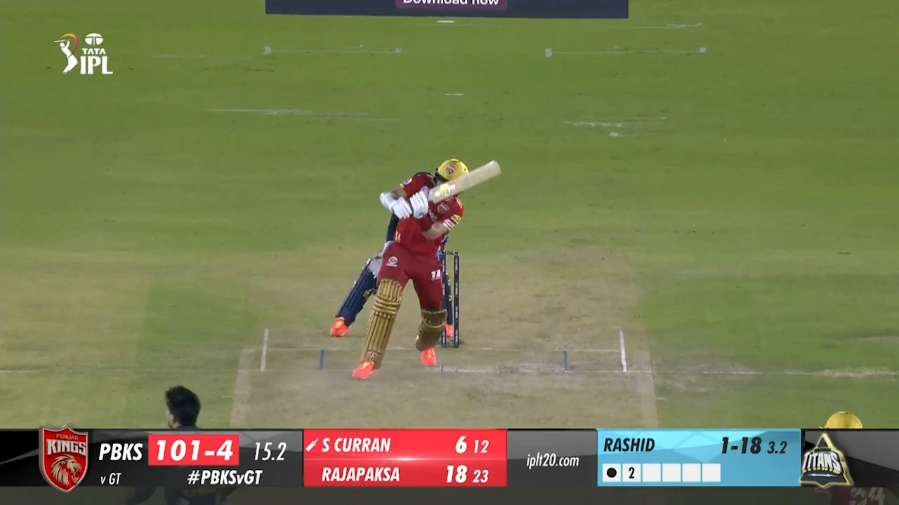 M18: PBKS vs GT – Sam Curran Six background