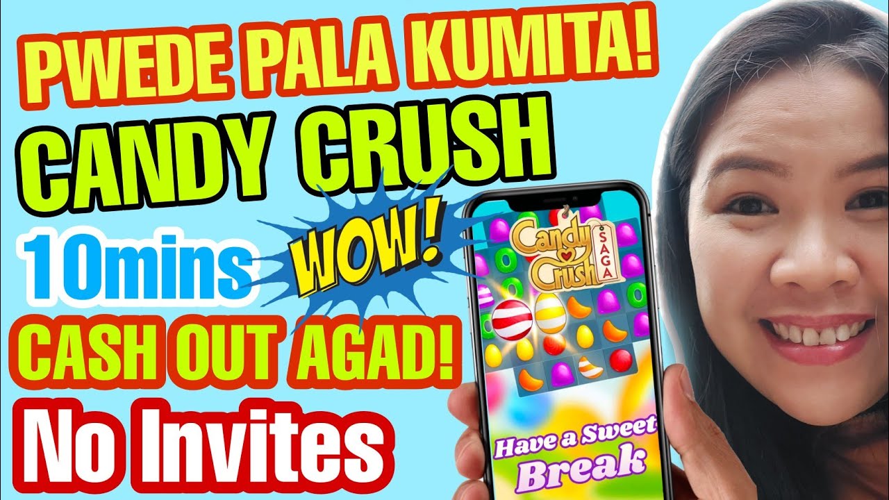 CANDY CRUSH EARN MONEY LEGIT| KUMITA NG LIBRE|CANDY CRUSH NO INVITES|PAANO KUMITA SA CANDY CRUSH? backdrop