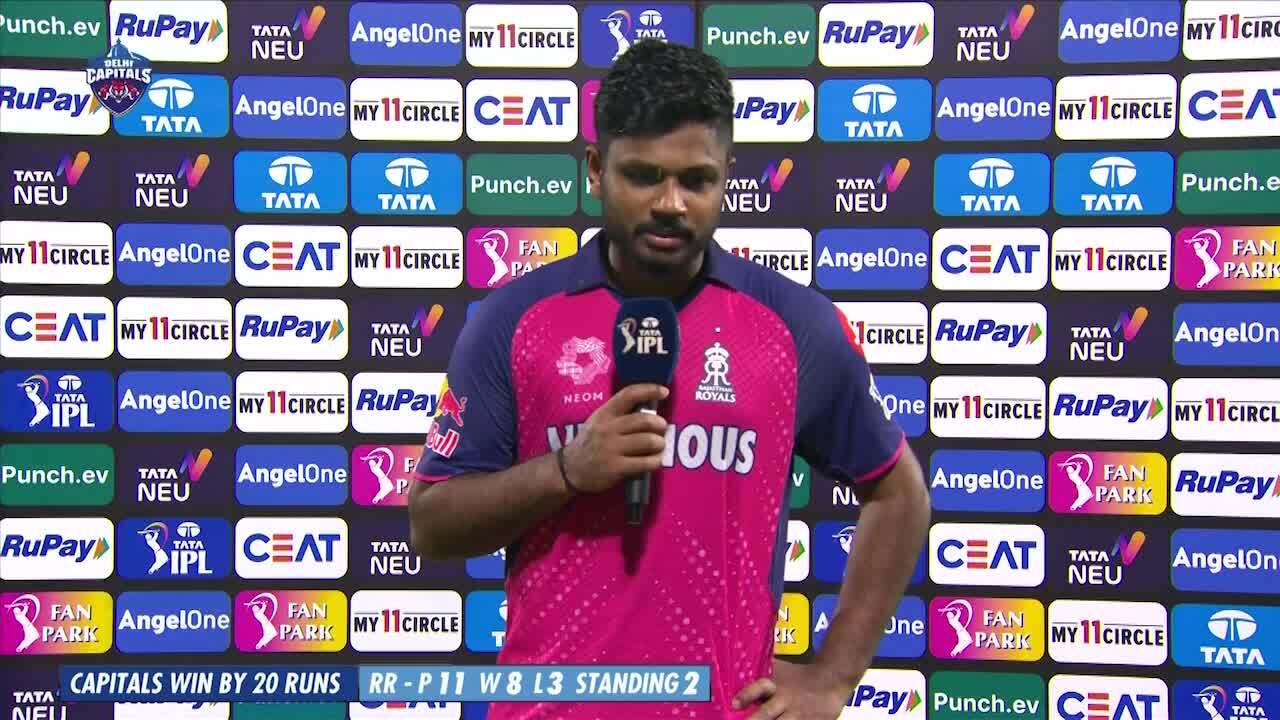 M56: DC vs RR – Sanju Samson Interview