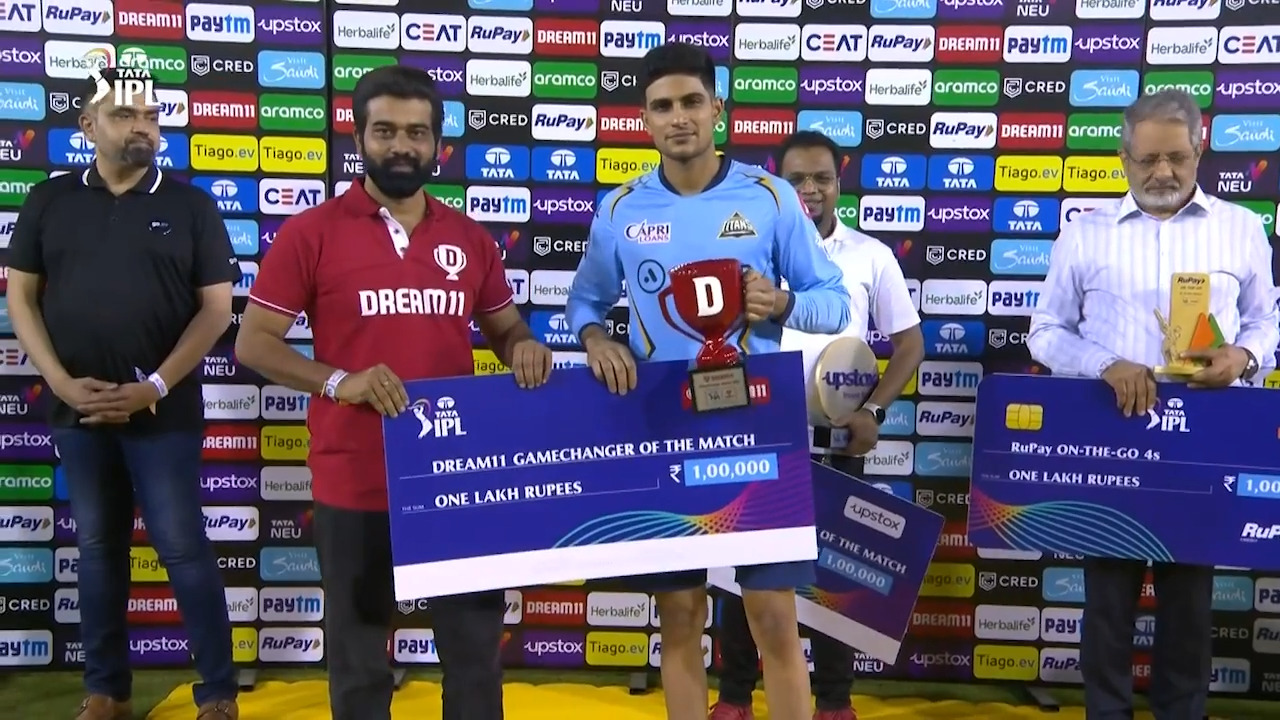 M18: PBKS vs GT – Dream11 GameChanger of the Match – Shubman Gill