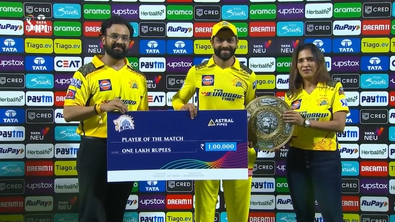 M29: CSK vs SRH – Man of the Match – Ravindra Jadeja