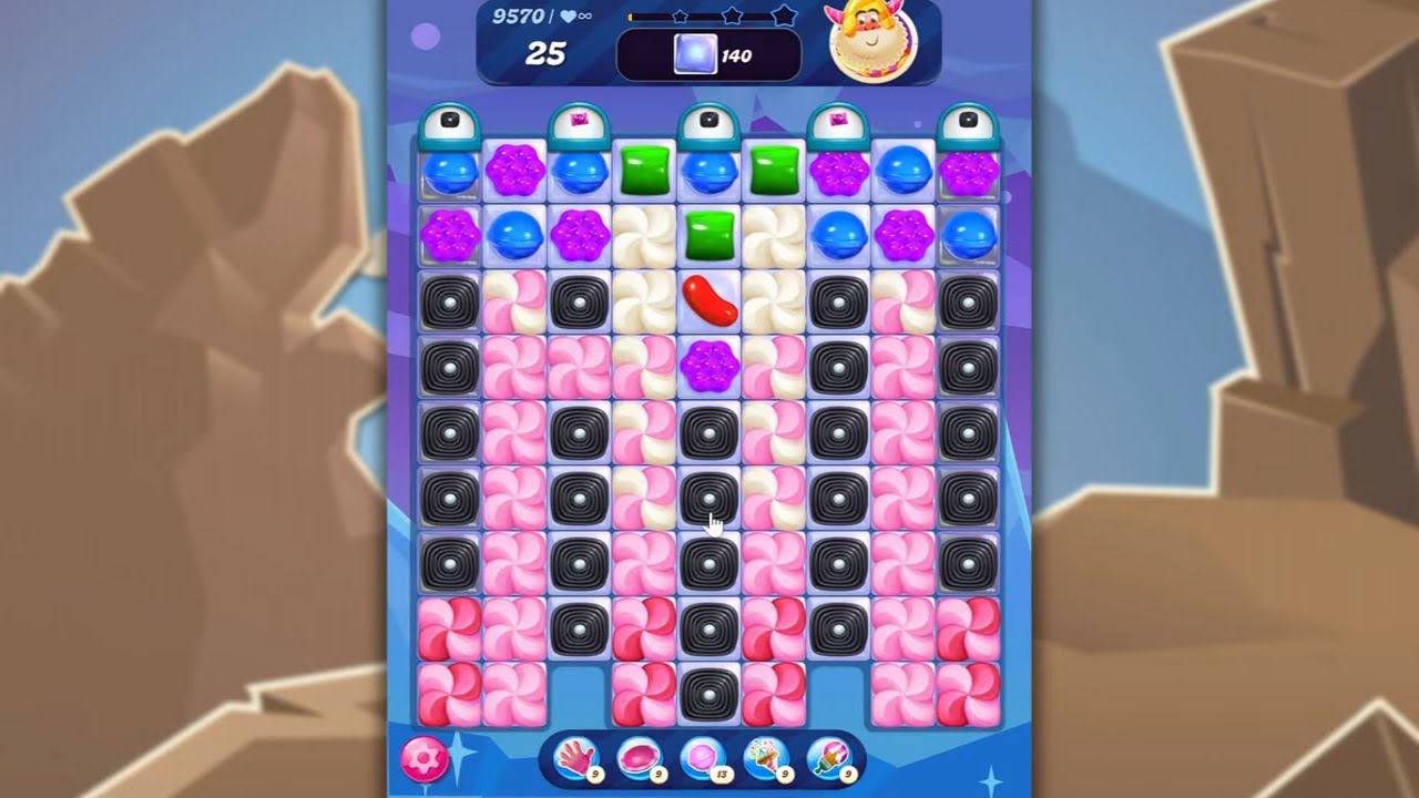 Candy Crush Saga LEVEL 9570 NO BOOSTERS (new version)🐟☑️