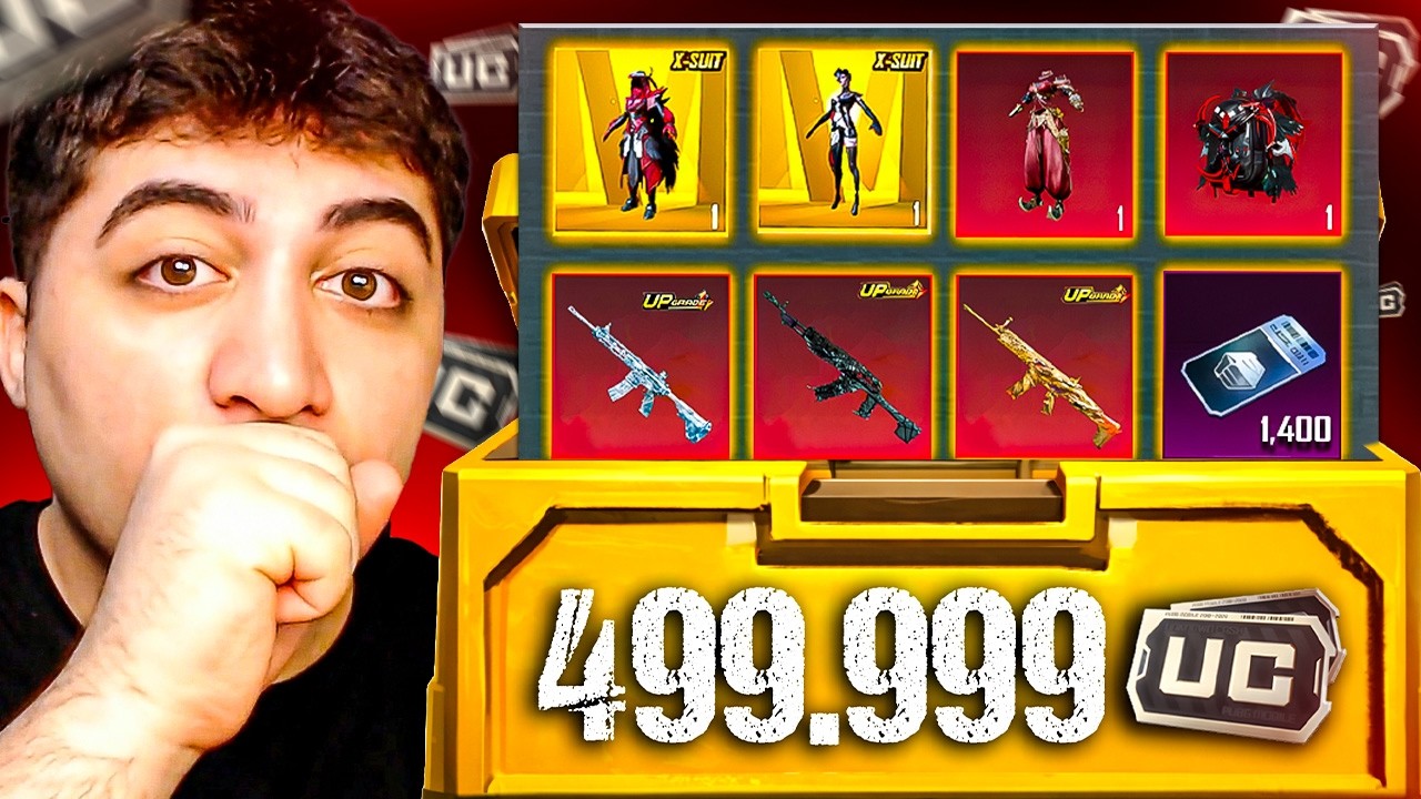 499.999 UC’LİK DEV REKOR AÇILIMI! (AŞIRI ŞANSLI) | PUBG Mobile