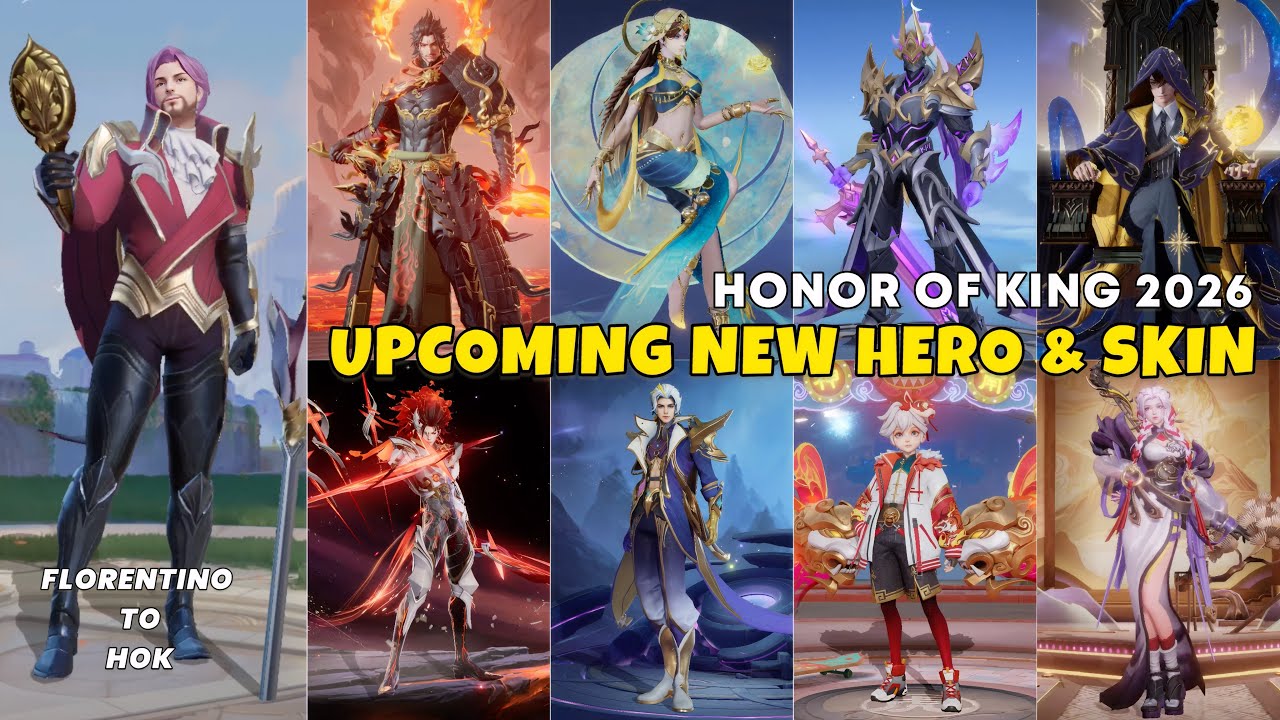 Upcoming New Skins & Heroes in Honor of Kings (2026)