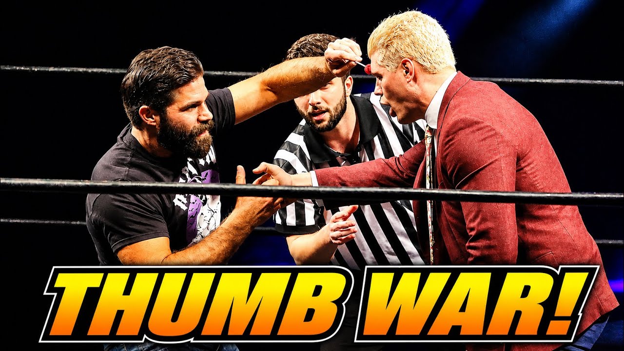 Joey Ryan vs. Cody Rhodes | Thumb War for the IWGP United States Championship background
