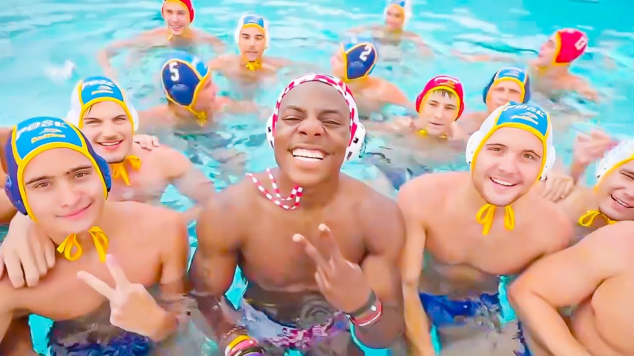 iShowSpeed tries Water Polo.. (can't swim ๐) background