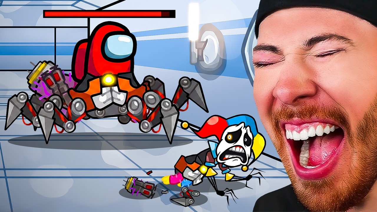 Mini Crewmate VS PROTOTYPE?! (Poppy Playtime 5) background