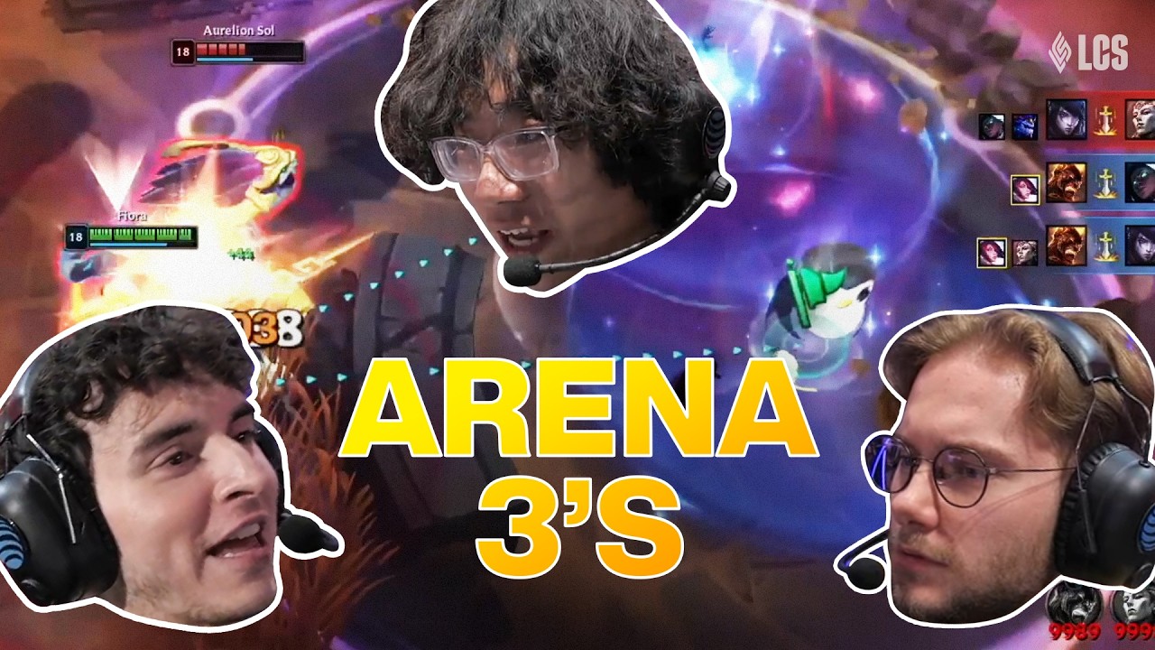 Arena 3s: LCS Pros vs Devs background