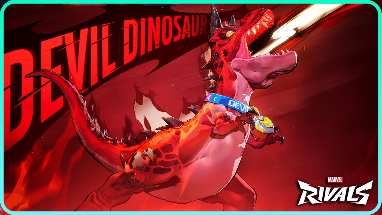 Devil Dinosaur Abilities, Cosmetics & Gameplay Showcase Marvel Rivals background