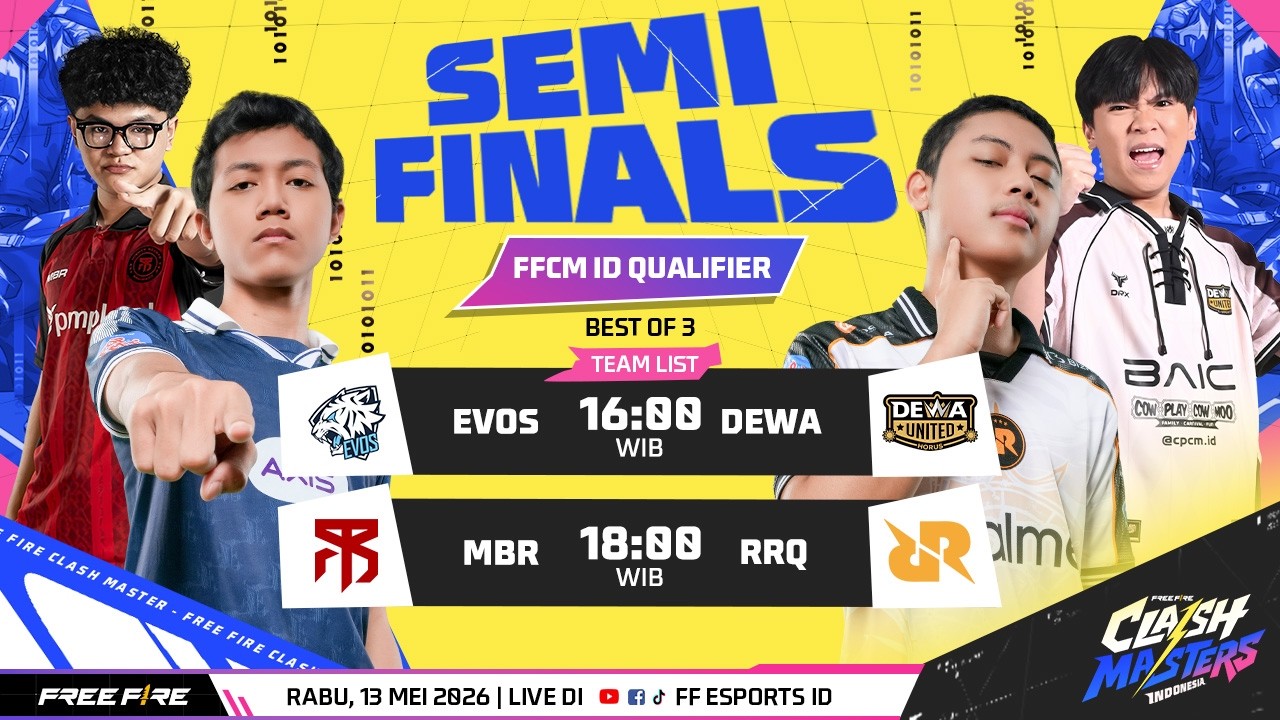 Free Fire Clash Master ID Qualifier 2026 Summer - Semi Final background