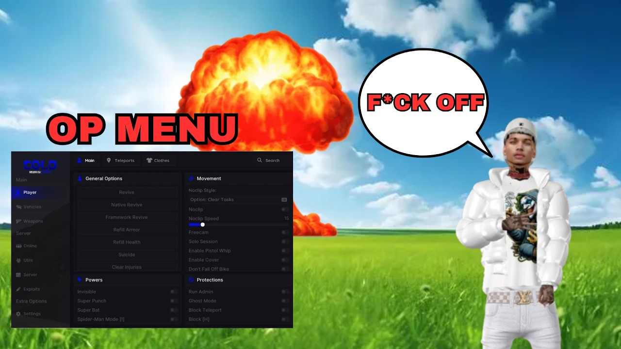 NUKING FIVEM SERVERS (Cold Menu)