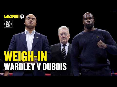 Fabio Wardley v Daniel Dubois Weigh-In LIVE | DAZN x talkSPORT Boxing background