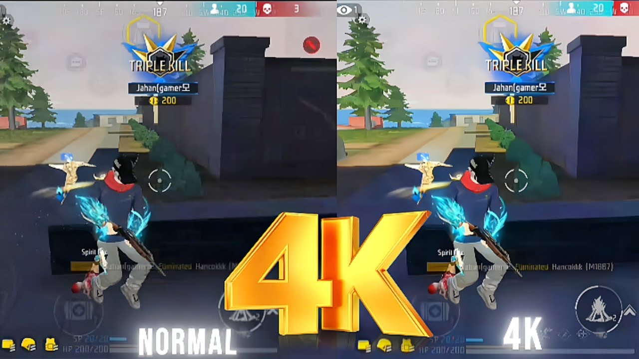 4k HDR quality enhancer Free Fire tutorial video 📸🔥