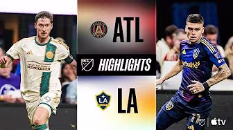 Atlanta United vs. LA Galaxy | Full Match Highlights | Gabriel Pec Brace!