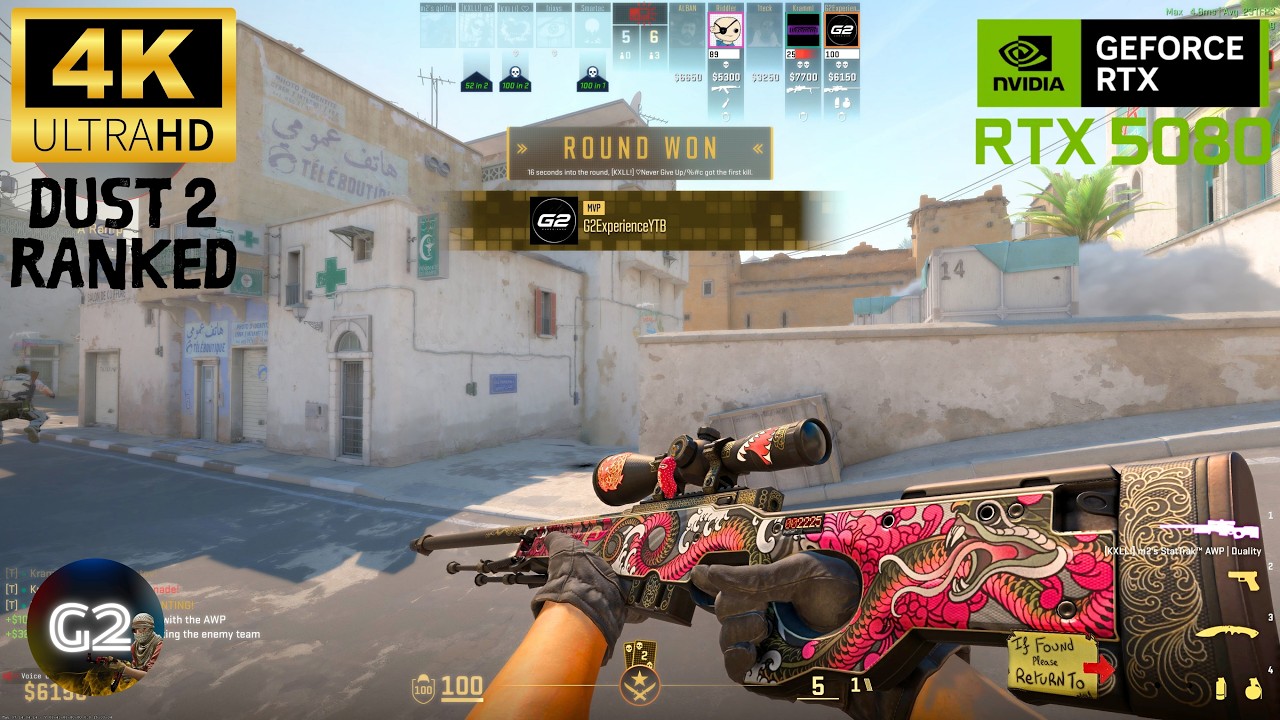 Counter Strike 2 | RTX 5080 | Ultra Settings 4K Gameplay (No Commentary)