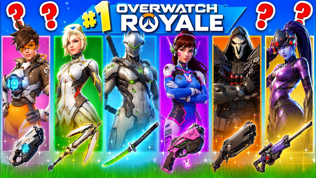 Die ,,ZUFÄLLIGE" OVERWATCH Boss Skin Challenge in Fortnite Deutsch background