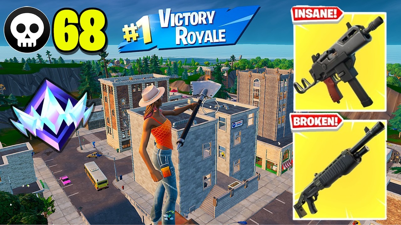 68 Elimination "RANKED RELOAD” Gameplay Wins (Fortnite Chapter 7 Keyboard & Mouse)