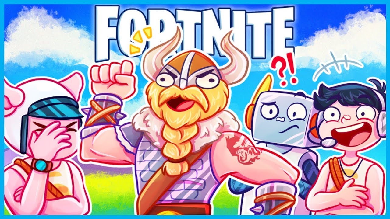 When your VIKING BROTHER LEGIQN Joins in Fortnite: Battle Royale! (Fortnite Funny Moments & Fails) background