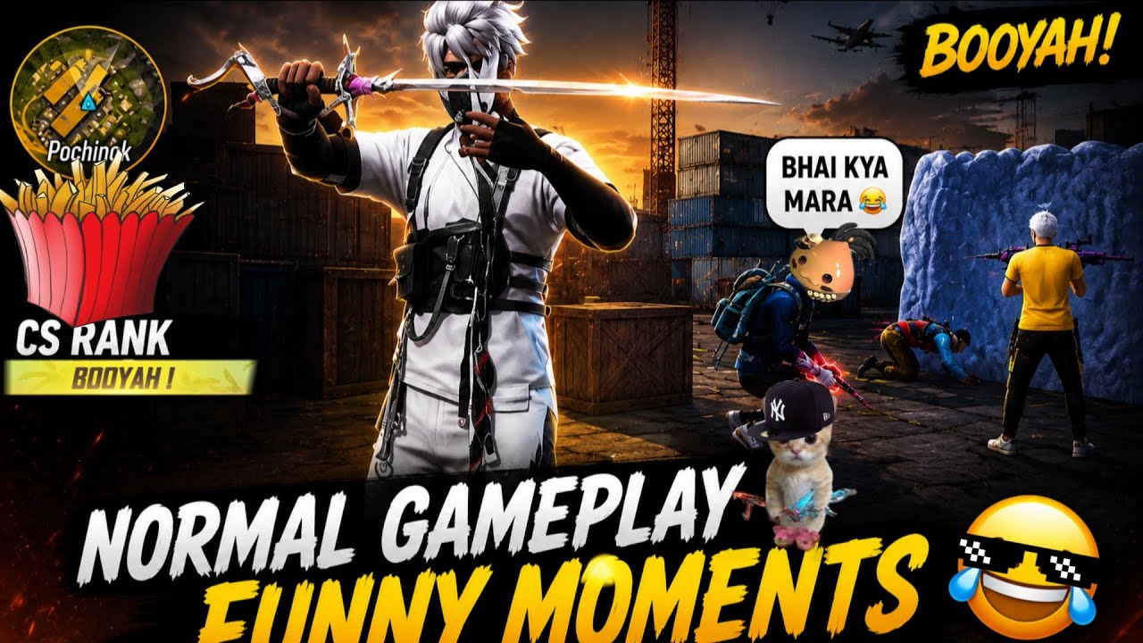Free Fire Funny Moments ๐ | CS Rank Gameplay ๐ฅ | ABHII X GAMING