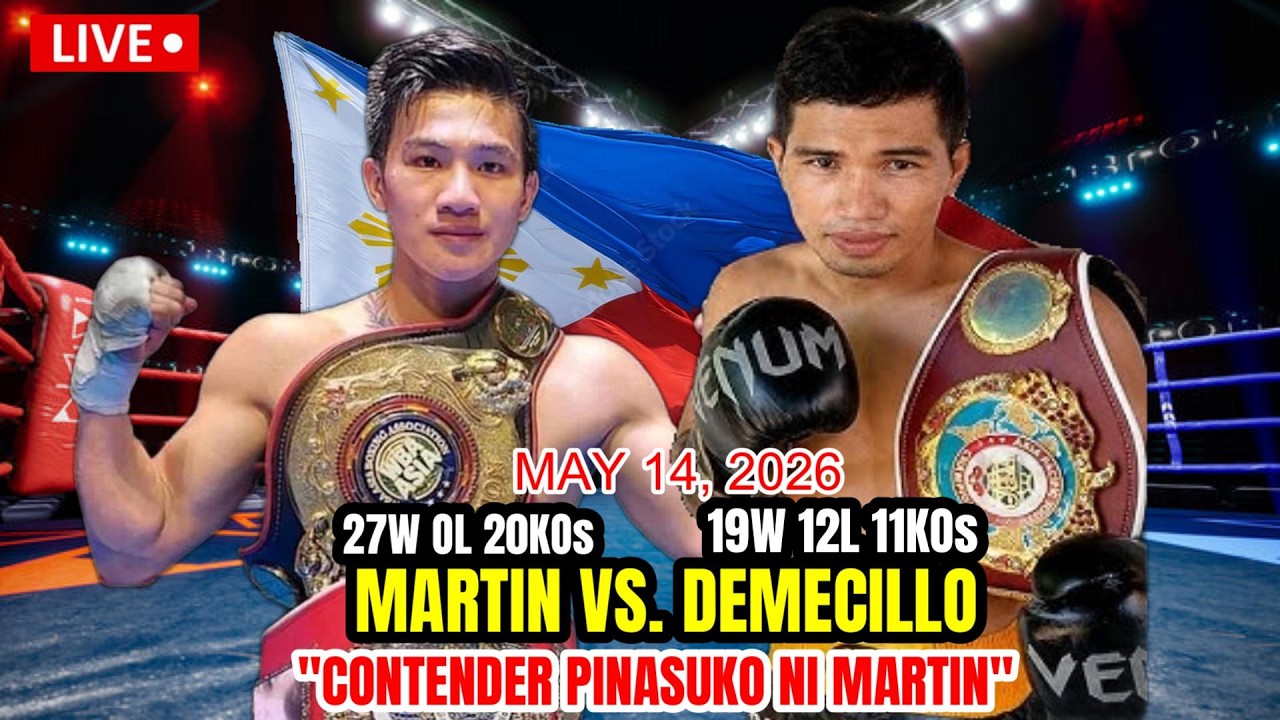 MAY 14 2026 | MARTIN VS DEMECILLO LATEST! CONTENDER BAGSAK KAY MARTIN ISUNOD SI INOUE AT NAKATANI!
