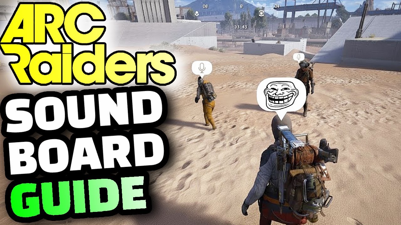Arc Raiders - How to Use a Soundboard With Voice Chat background