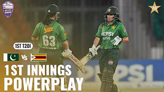 1st Innings Powerplay | Pakistan Women vs Zimbabwe Women | Match 01 | T20I Series 2026 | M9H1K