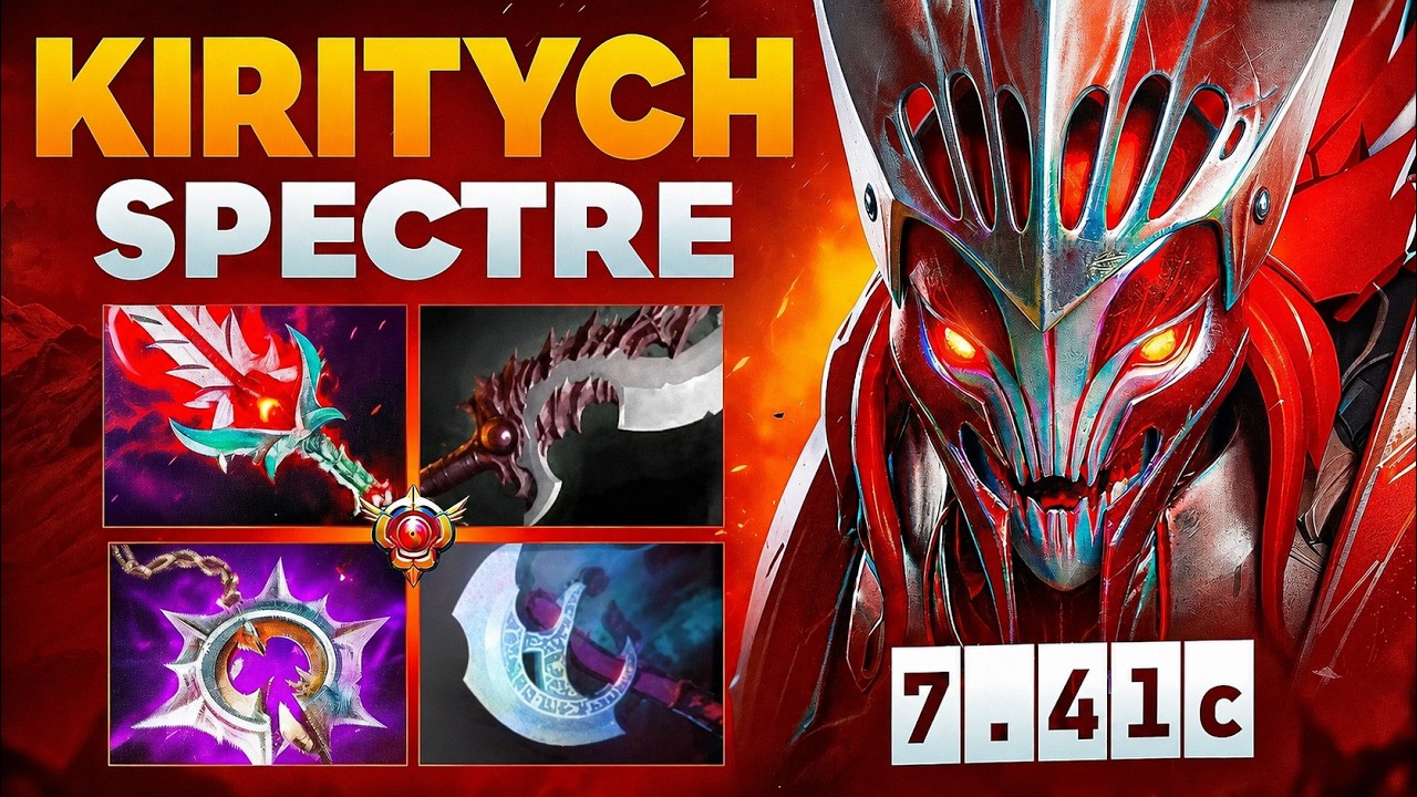 НОВАЯ СПЕКТРА ОТ КИРИТЫЧА В АКТИВНОЙ ИГРЕ СНОСИТ ЛИЦА🔥❘ Spectre 7.41c dota 2 background