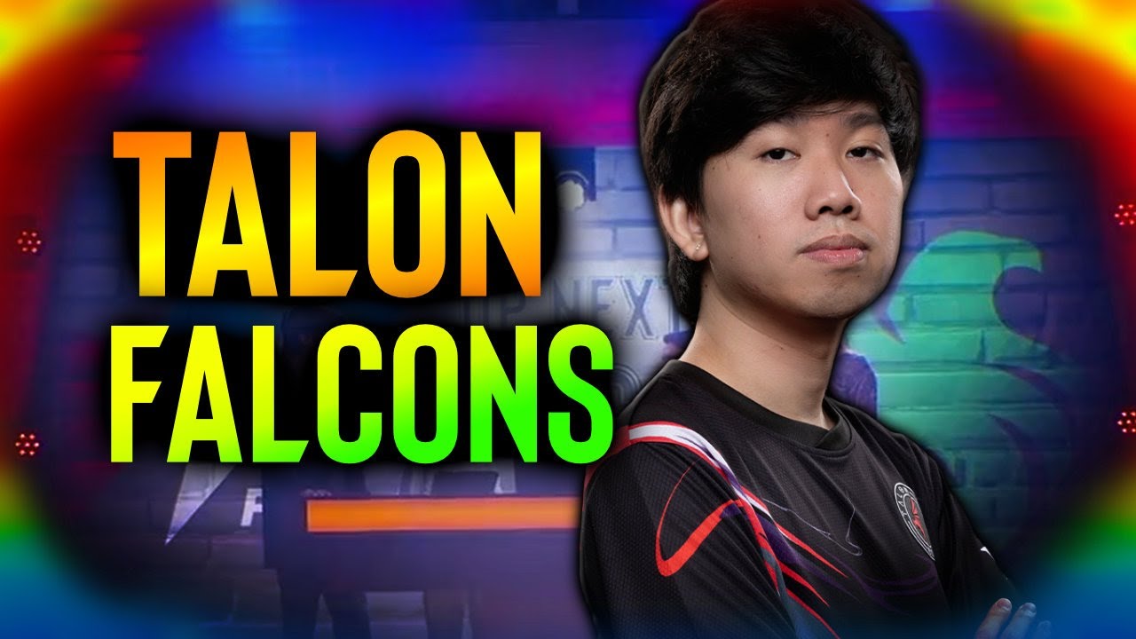 FALCONS vs Flipster TALON - GROUP STAGE - DREAMLEAGUE SEASON 26 DOTA 2 background