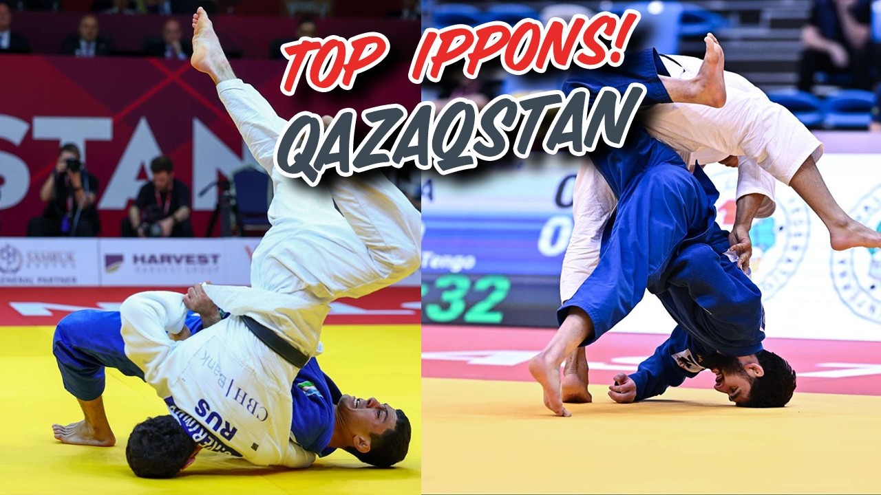 TOP IPPONS! Qazaqstan Judo GS 2026 background